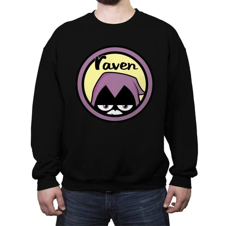 Ravia - Crew Neck Sweatshirt Crew Neck Sweatshirt RIPT Apparel Small / Black