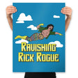 Ravishing Rick Rogue - Prints Posters RIPT Apparel 18x24 / Sapphire