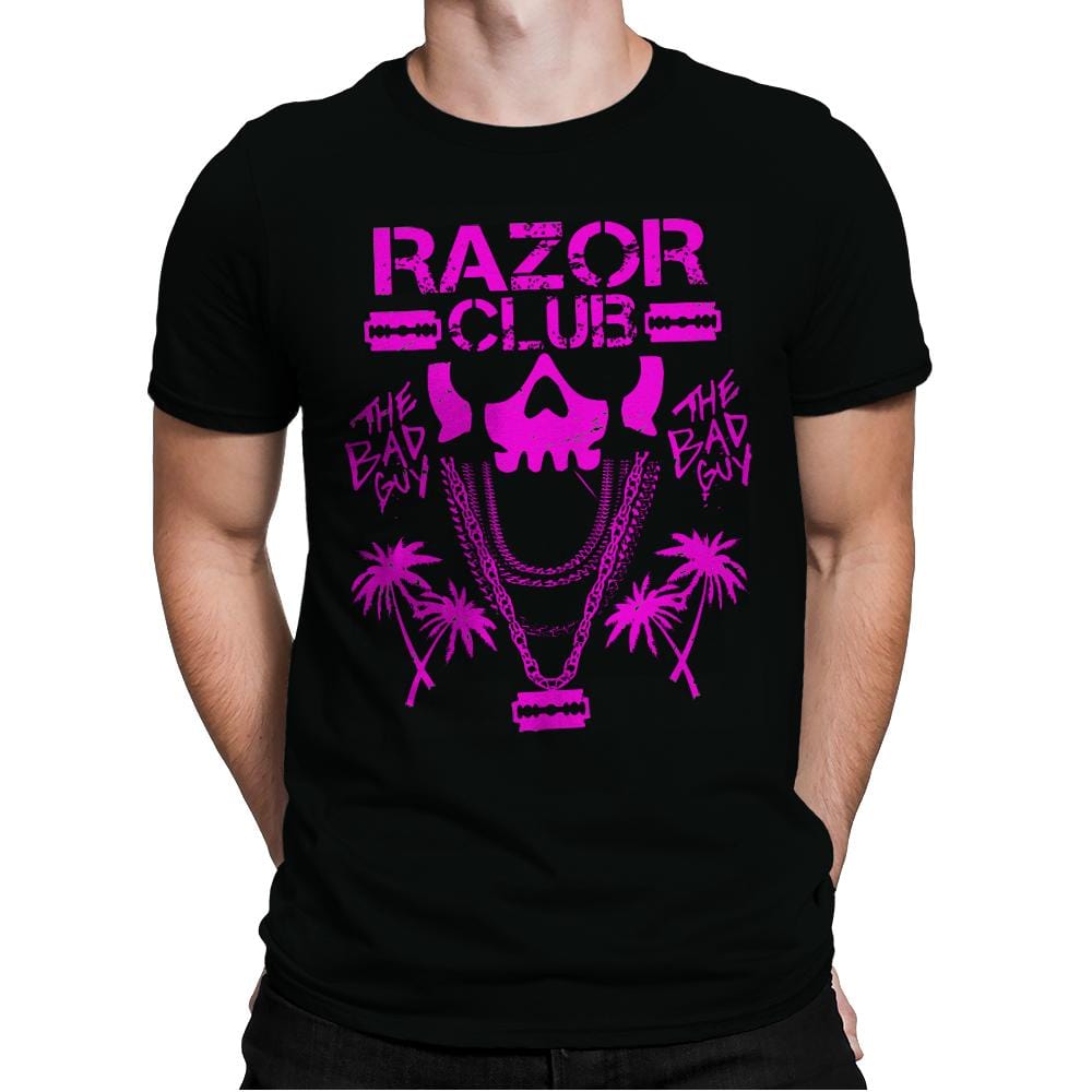 Razor Club - Mens Premium T-Shirts RIPT Apparel Small / Black