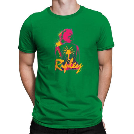 Real Hero - Graffitees - Mens Premium T-Shirts RIPT Apparel Small / Kelly Green