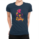 Real Hero - Graffitees - Womens Premium T-Shirts RIPT Apparel Small / Midnight Navy