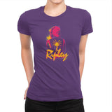 Real Hero - Graffitees - Womens Premium T-Shirts RIPT Apparel Small / Purple Rush