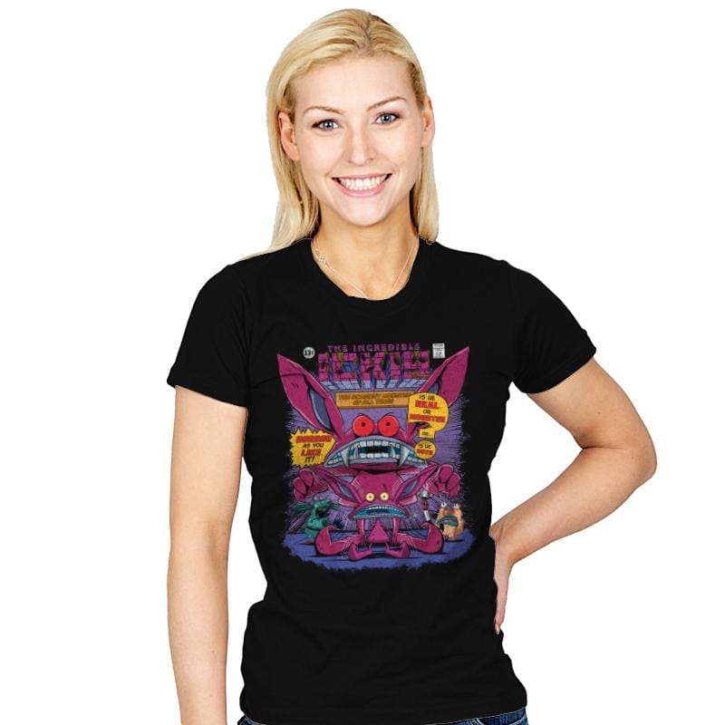 Real Monster - Womens T-Shirts RIPT Apparel Small / Black