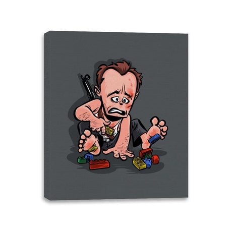 Really Die Hard - Canvas Wraps Canvas Wraps RIPT Apparel 11x14 / Charcoal