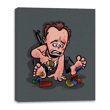 Really Die Hard - Canvas Wraps Canvas Wraps RIPT Apparel 16x20 / Charcoal