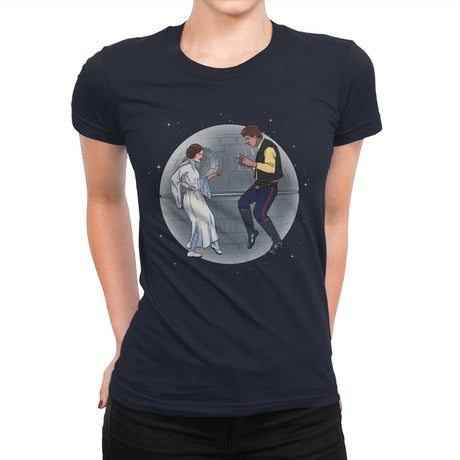 Rebel Fiction - Womens Premium T-Shirts RIPT Apparel Small / Midnight Navy