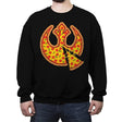 Rebel Pizza - Crew Neck Sweatshirt Crew Neck Sweatshirt RIPT Apparel Small / Black