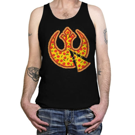 Rebel Pizza - Tanktop Tanktop RIPT Apparel X-Small / Black