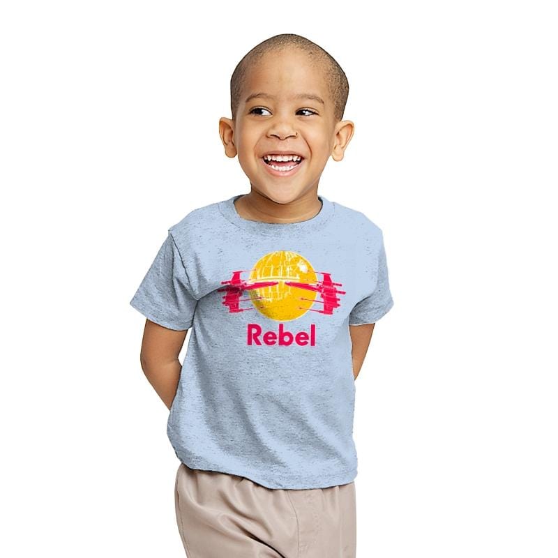 RebelBull - Youth T-Shirts RIPT Apparel X-small / Light blue