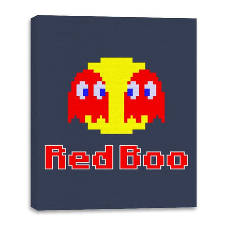 Red Boo - Canvas Wraps Canvas Wraps RIPT Apparel 16x20 / Navy