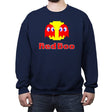 Red Boo - Crew Neck Sweatshirt Crew Neck Sweatshirt RIPT Apparel Small / Navy