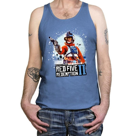 Red Five Redemption 2 - Tanktop Tanktop RIPT Apparel X-Small / Blue Triblend