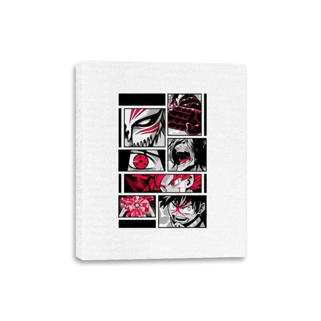 Red Full Power - Canvas Wraps Canvas Wraps RIPT Apparel 8x10 / White