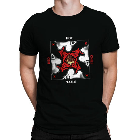 Red Hot Chili Pizza - Mens Premium T-Shirts RIPT Apparel Small / Black