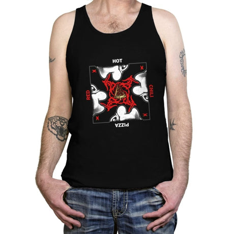 Red Hot Chili Pizza - Tanktop Tanktop RIPT Apparel X-Small / Black