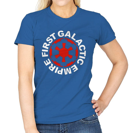 Red Hot Empire - Womens T-Shirts RIPT Apparel Small / Royal