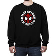 Red Hot Spider Sense - Crew Neck Sweatshirt Crew Neck Sweatshirt RIPT Apparel Small / Black