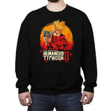 Red Humanoid Typhoon II - Crew Neck Sweatshirt Crew Neck Sweatshirt RIPT Apparel Small / Black