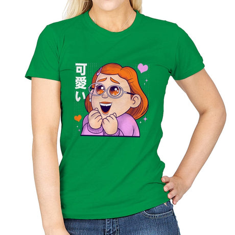 Red Kawaii - Womens T-Shirts RIPT Apparel Small / Irish Green