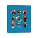 Red Panda Role Dice - Canvas Wraps Canvas Wraps RIPT Apparel 11x14 / Sapphire