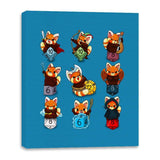 Red Panda Role Dice - Canvas Wraps Canvas Wraps RIPT Apparel 16x20 / Sapphire