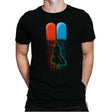 Red Pill Blue Pill - Mens Premium T-Shirts RIPT Apparel Small / Black