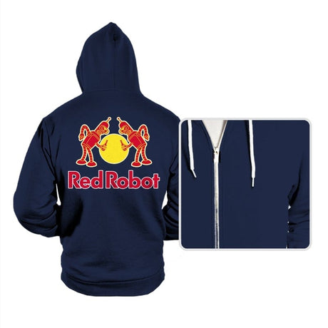 Red Robot - Hoodies Hoodies RIPT Apparel Small / Navy