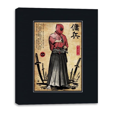 Red Ronin - Canvas Wraps Canvas Wraps RIPT Apparel 16x20 / Black