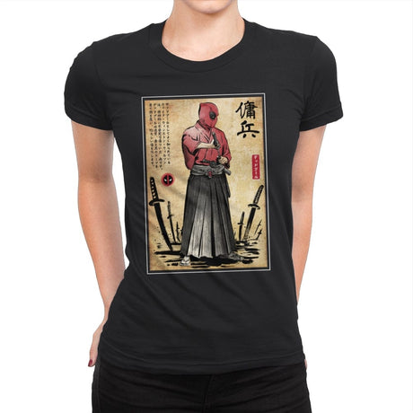 Red Ronin - Womens Premium T-Shirts RIPT Apparel Small / Black