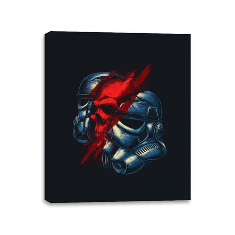 Red Storm - Canvas Wraps Canvas Wraps RIPT Apparel 11x14 / Black