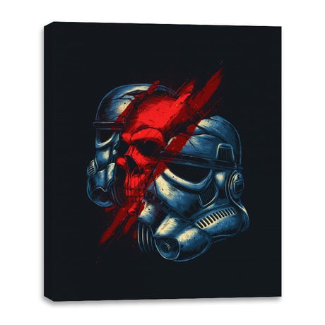 Red Storm - Canvas Wraps Canvas Wraps RIPT Apparel 16x20 / Black