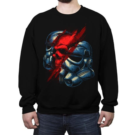 Red Storm - Crew Neck Sweatshirt Crew Neck Sweatshirt RIPT Apparel Small / Black