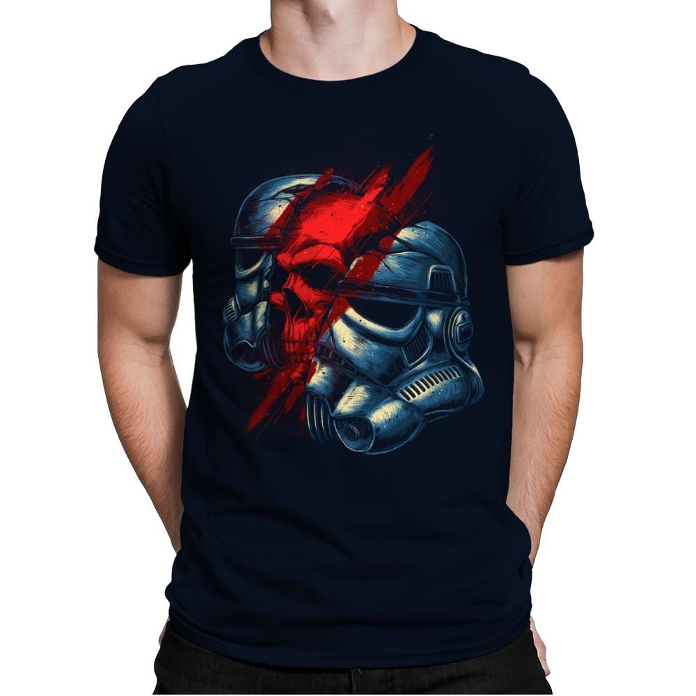 Red Storm - Mens Premium T-Shirts RIPT Apparel Small / Midnight Navy