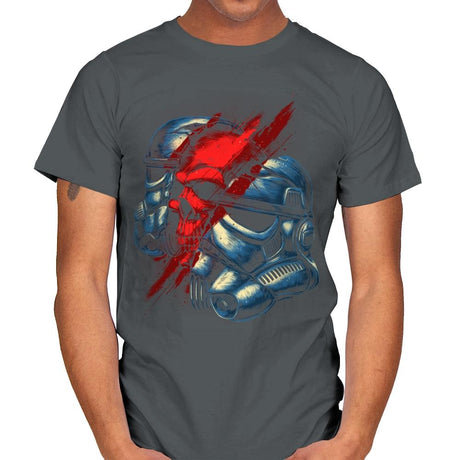 Red Storm - Mens T-Shirts RIPT Apparel Small / Charcoal