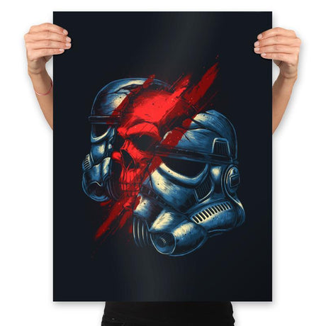 Red Storm - Prints Posters RIPT Apparel 18x24 / Black