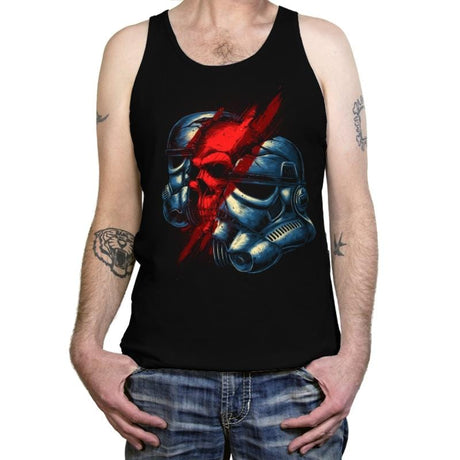 Red Storm - Tanktop Tanktop RIPT Apparel X-Small / Black