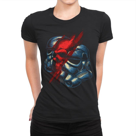 Red Storm - Womens Premium T-Shirts RIPT Apparel Small / Black