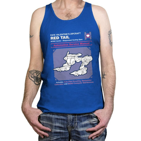 Red Tail Service Manual - Tanktop Tanktop RIPT Apparel X-Small / True Royal