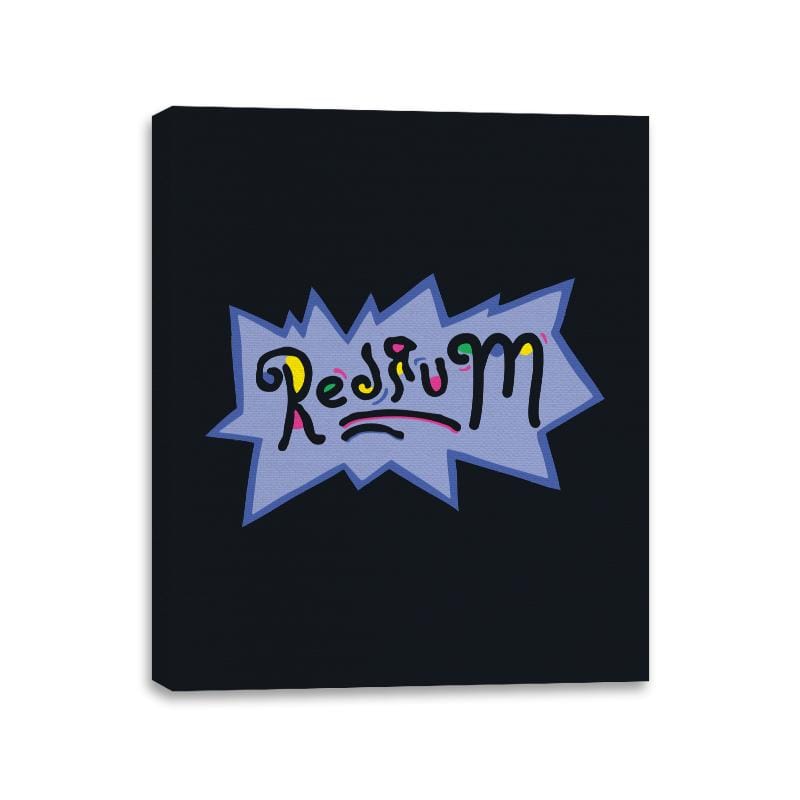 Redrum - Canvas Wraps Canvas Wraps RIPT Apparel 11x14 / Black