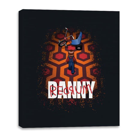 Redrum - Canvas Wraps Canvas Wraps RIPT Apparel 16x20 / Black