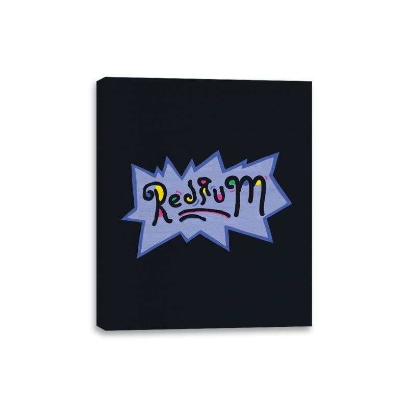 Redrum - Canvas Wraps Canvas Wraps RIPT Apparel 8x10 / Black