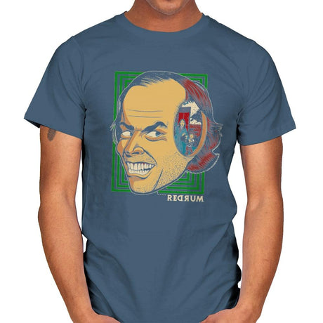 Redrum - Mens T-Shirts RIPT Apparel Small / Indigo Blue