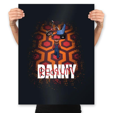 Redrum - Prints Posters RIPT Apparel 18x24 / Black