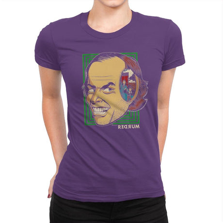 Redrum - Womens Premium T-Shirts RIPT Apparel Small / Purple Rush