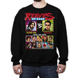 Reeves of Rage - Retro Fighter Series - Crew Neck Sweatshirt Crew Neck Sweatshirt RIPT Apparel Small / Black