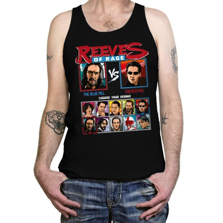 Reeves of Rage - Tanktop Tanktop RIPT Apparel X-Small / Black