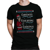 Rehearsing Christmas! - Mens Premium T-Shirts RIPT Apparel Small / Black