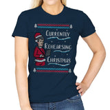 Rehearsing Christmas! - Womens T-Shirts RIPT Apparel Small / Navy