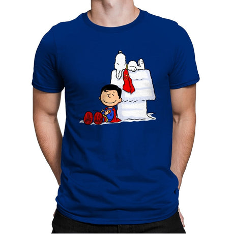 Relaxing with Krypto - Mens Premium T-Shirts RIPT Apparel Small / Royal