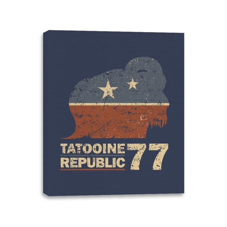 Republic of 77 - Canvas Wraps Canvas Wraps RIPT Apparel 11x14 / Navy